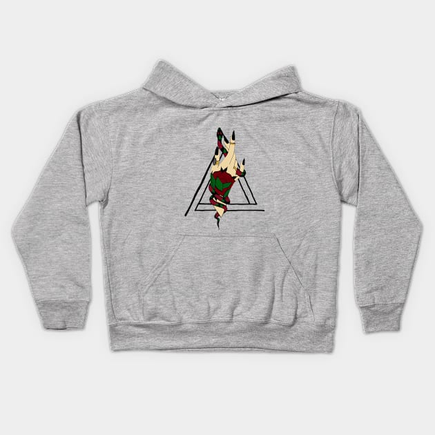 Snake Hand Kids Hoodie by Kienra